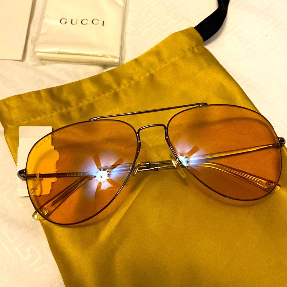 Mens Gucci Aviator frames